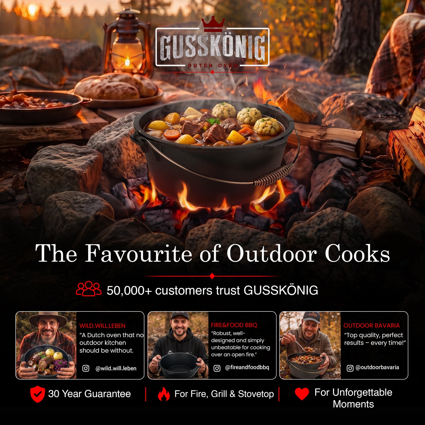 GUSSKÖNIG Dutch Oven