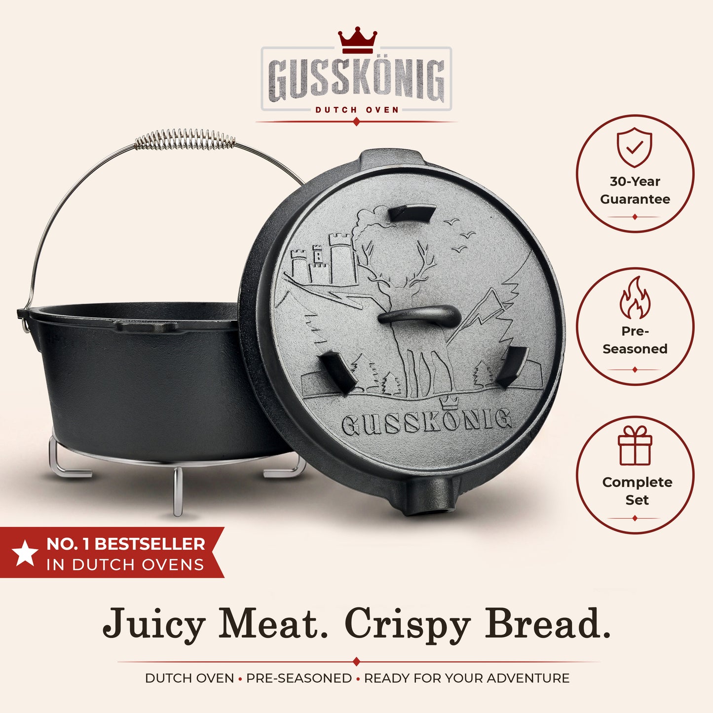 GUSSKÖNIG Dutch Oven