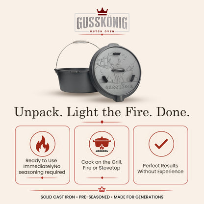 GUSSKÖNIG Dutch Oven